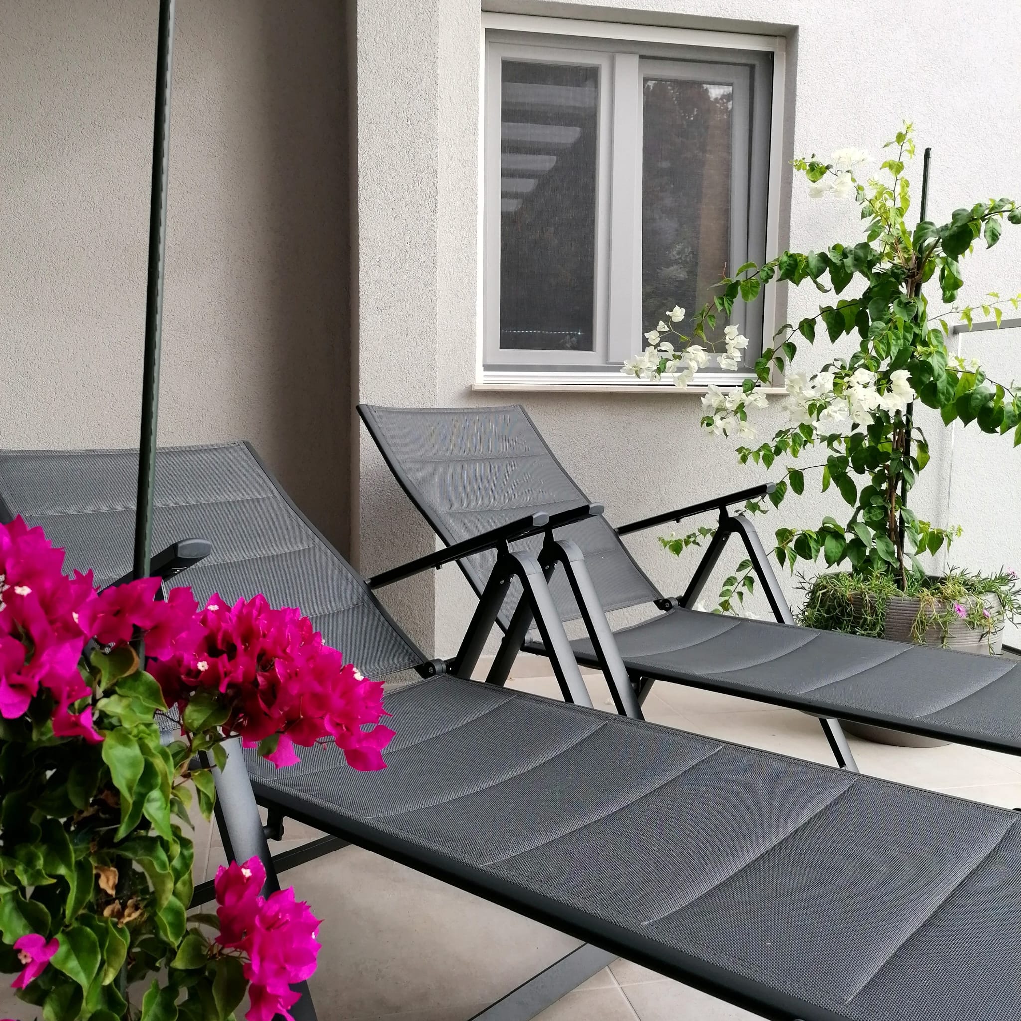 Private terrace with sea view