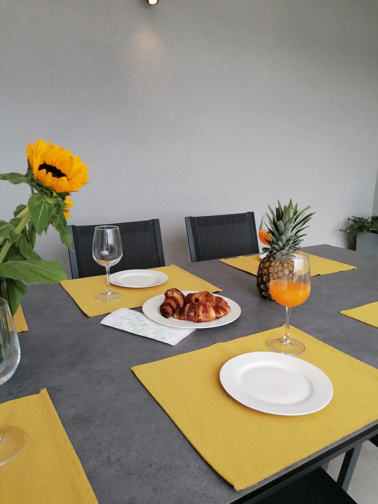 Adriatic sunset view